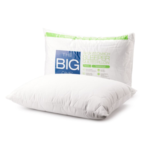 The Big One Quilted Back & Stomach Sleeper Bed Pillow