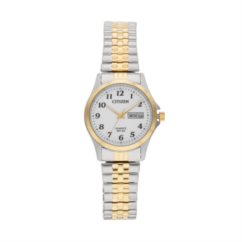 Citizen Womens Two Tone Stainless Steel Expansion Watch - EQ2004-95A