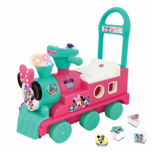 Disneys Minnie Mouse Play n Sort Activity Train Ride-On Vehicle by Kiddieland