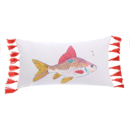Levtex Nadador Fish Oblong Throw Pillow