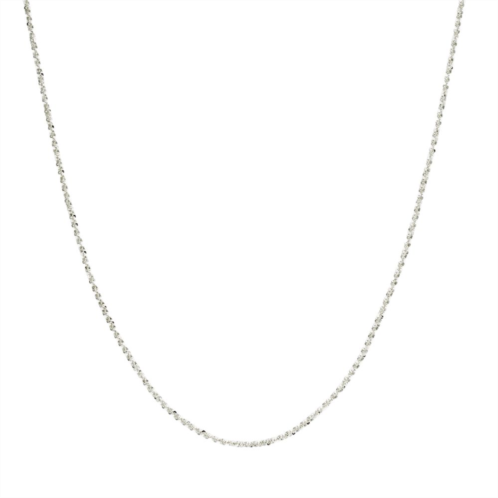 PRIMROSE Sterling Silver Sparkle Chain Necklace