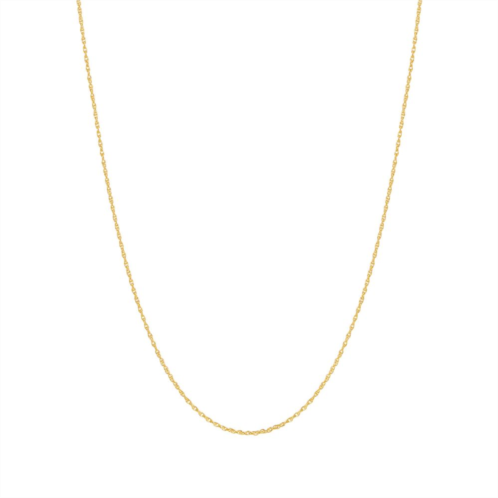 PRIMROSE Sterling Silver Rope Chain Necklace