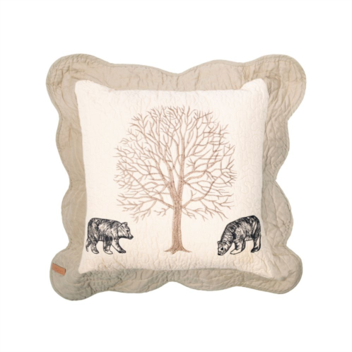 Donna Sharp Bear Creek Bears Throw Pillow