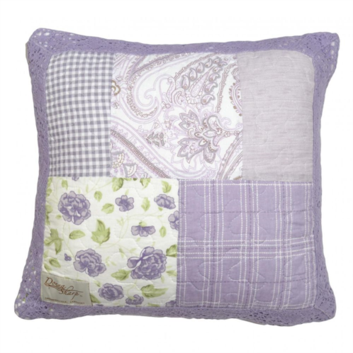 Donna Sharp Lavender Rose Throw Pillow