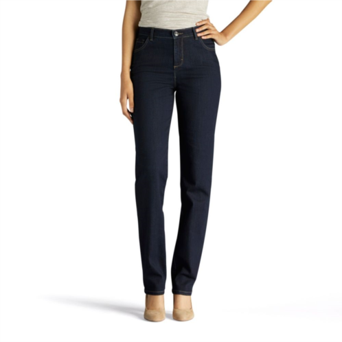 Womens Lee Classic Fit Slimming Straight-Leg Jeans