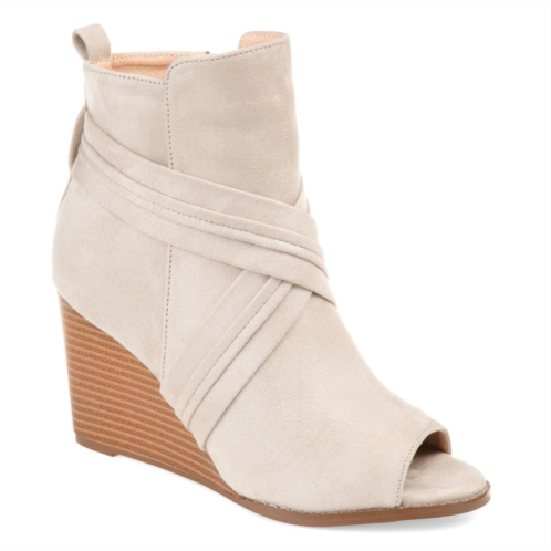 Journee Collection Sabeena Womens Wedge Ankle Boots