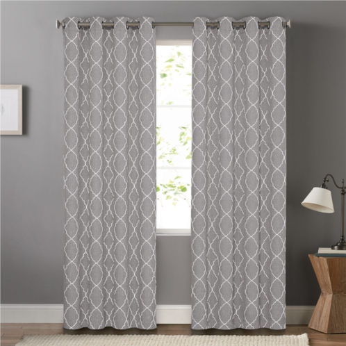 Sonoma Goods For Life 2-pack Embroidered Dynasty Blackout Curtain