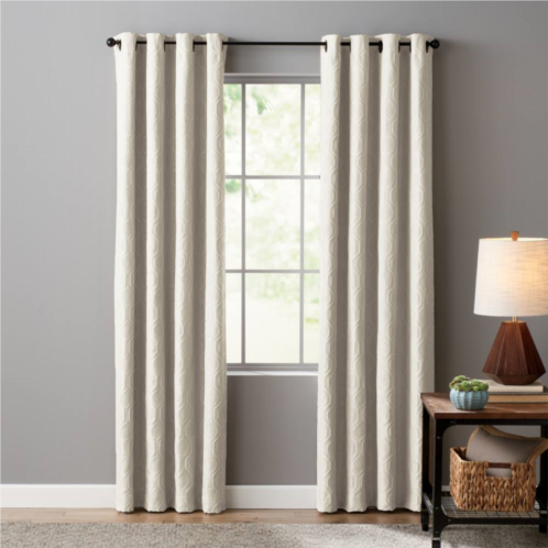 Sonoma Goods For Life Ultimate Performance Woven Geo 2-pack 100% Blackout Curtain