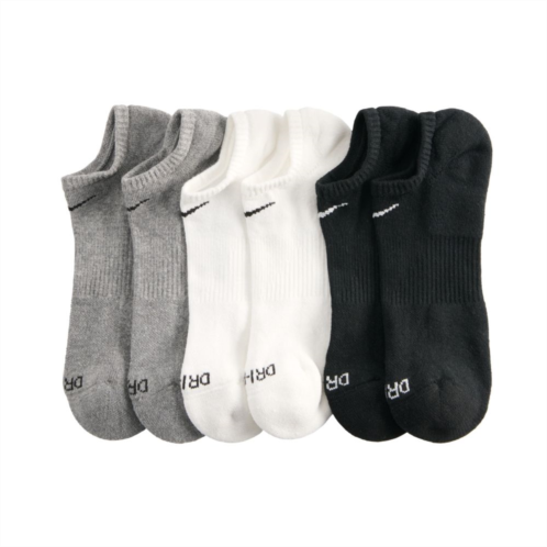 Mens Nike 6-pack Everyday Plus Cushion No-Show Training Socks