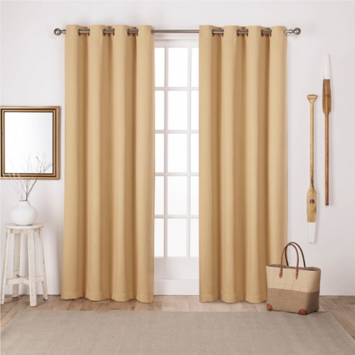 Exclusive Home 2-pack Sateen Twill Woven Blackout Window Curtains