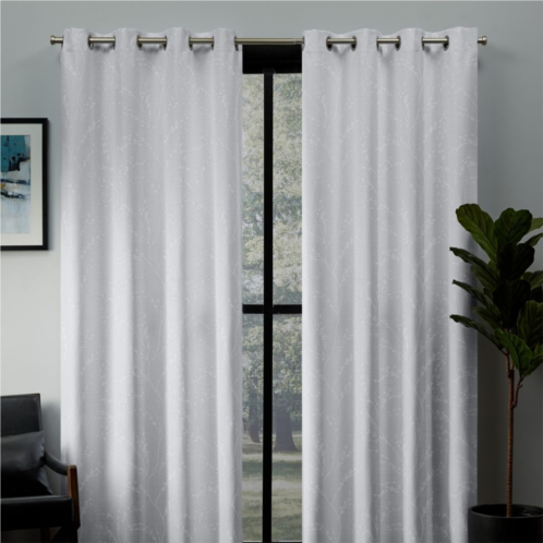 Exclusive Home 2-pack Kilberry Woven Blackout Window Curtains