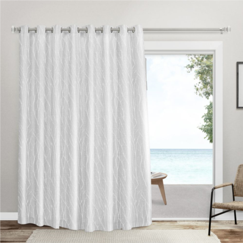 Exclusive Home Forest Hill Patio Woven Blackout Window Curtain