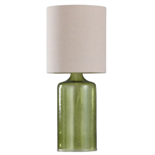 Unbranded Green Glass Table Lamp