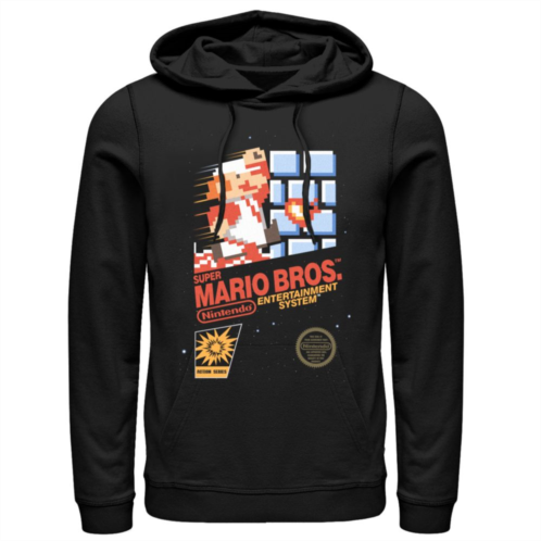 Licensed Character Mens Nintendo Super Mario Brothers Pullover Hoodie