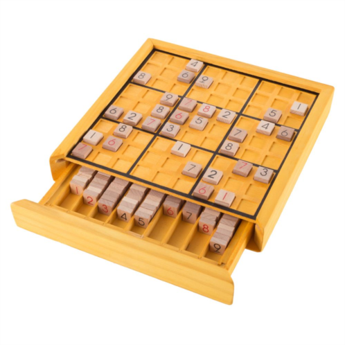 Hey! Play! Wood Sudoku Board Game Set