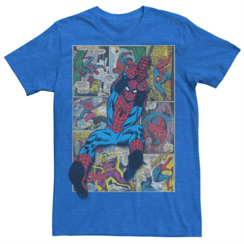 Licensed Character Mens Spider-Man Retro Comic Tee