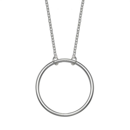 PRIMROSE Sterling Silver Circle Necklace
