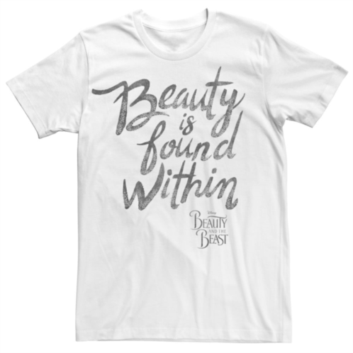 Licensed Character Mens Beauty And The Beast Beauty Is Found Within Tee