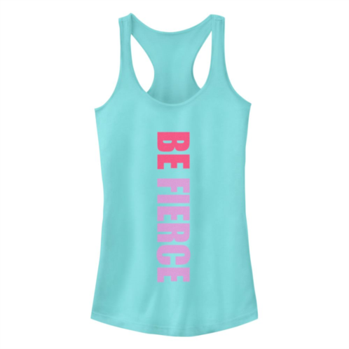 Unbranded Juniors Chin-Up Be Fierce Ideal Racerback Tank Top