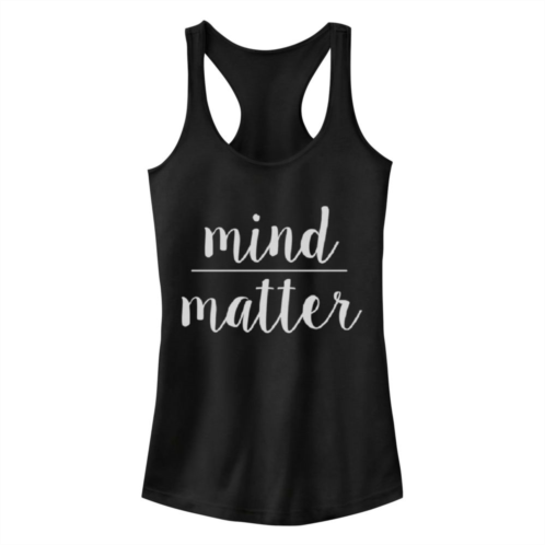 Unbranded Juniors Chin-Up Mind Over Matter Ideal Racerback Tank Top