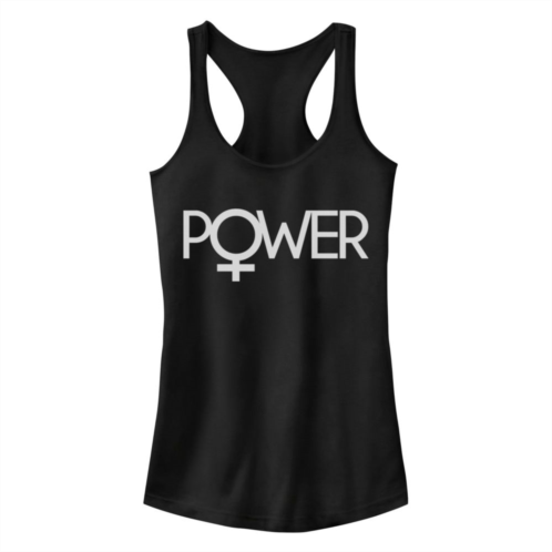 Unbranded Juniors Chin-Up Girl Power Ideal Racerback Tank Top