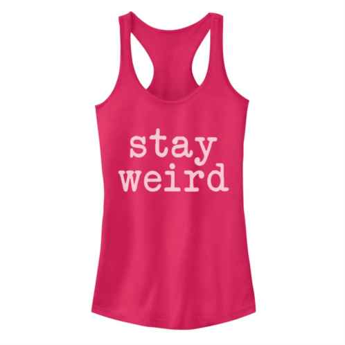 Unbranded Juniors Fifth Sun Stay Weird Ideal Racerback Tank Top