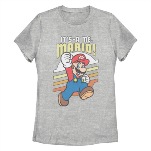 Licensed Character Juniors Super Mario Bros Its-A Me, Mario Tee