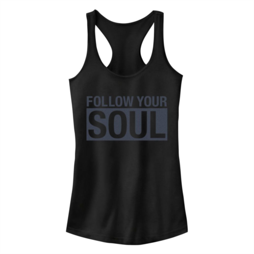 Unbranded Juniors Fifth Sun Follow Your Soul Boxed Racerback Tank Top