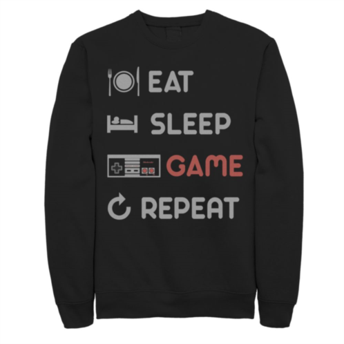 Licensed Character Mens Nintendo Gaming System Graphic Pullover