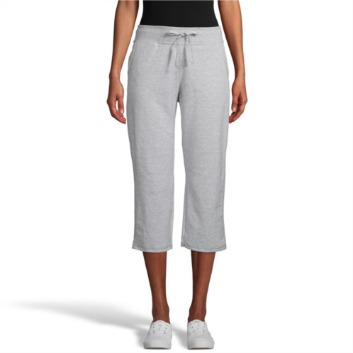 Womens Hanes French Terry Pocket Capris