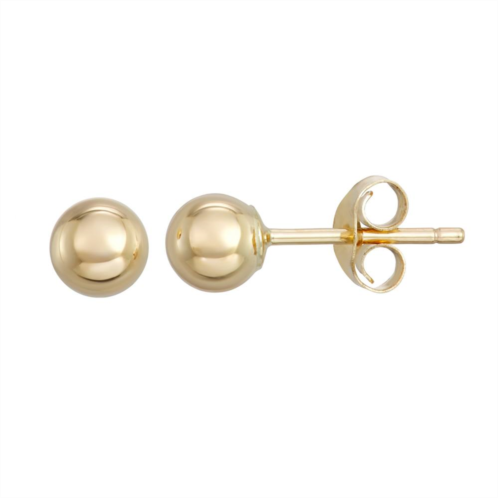 Unbranded 18k Gold 4 mm Ball Stud Earrings
