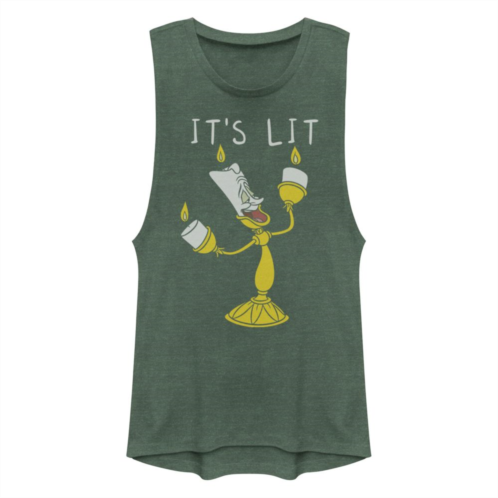 Licensed Character Juniors Disneys Beauty and the Beast Lumiere Graphic Tank Top