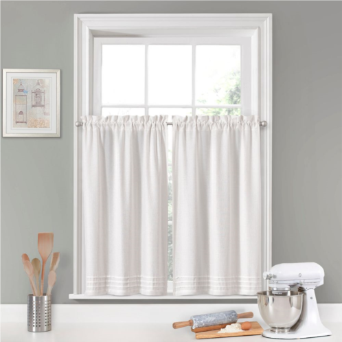 Vue Window Solutions Kingsbury Pleated Tier Pair Curtains