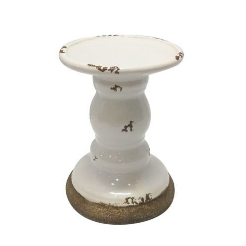 Sonoma Goods For Life XS White Ceramic Pillar Holder