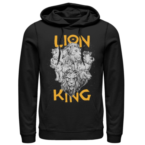Disneys The Lion King Mens Group Graphic Hoodie
