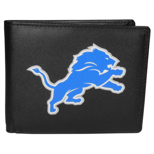 Unbranded Mens Detroit Lions Leather Bi-Fold Wallet