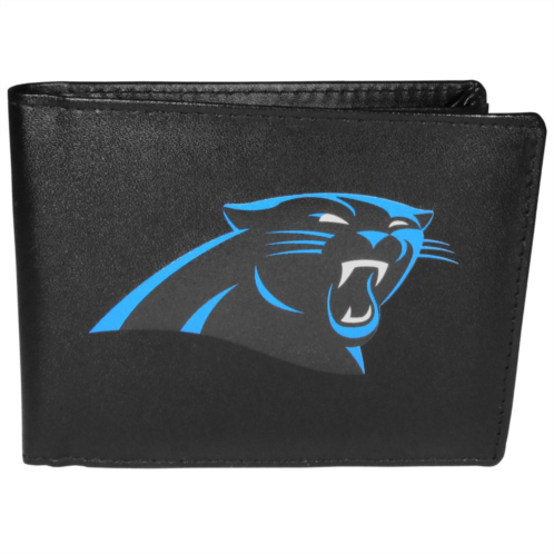 Unbranded Mens Carolina Panthers Leather Bi-Fold Wallet