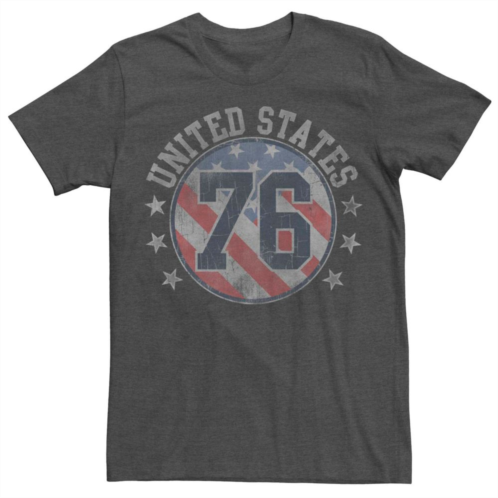 Licensed Character Mens United States 76 Vintage Logo Graphic Tee