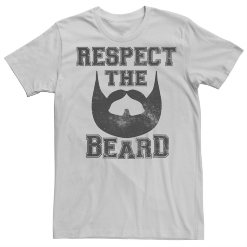 Licensed Character Mens Respect The Beard Tee Shirt
