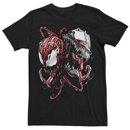 Licensed Character Mens Marvels Carnage And Venom Graphic Tee