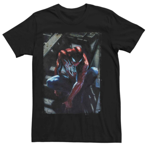 Licensed Character Mens Marvels Spider-Man New Suit Portrait Tee
