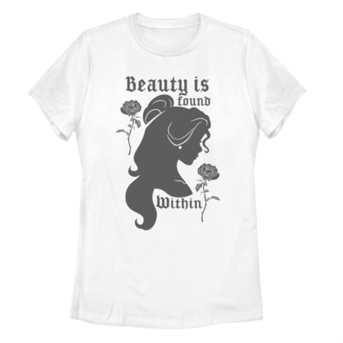 Licensed Character Juniors Disney Beauty And The Beast Belle Silhouette Tee
