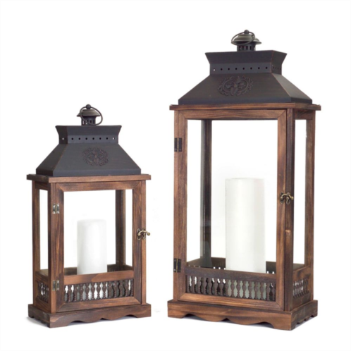 Melrose Lantern Table Decor 2-piece Set