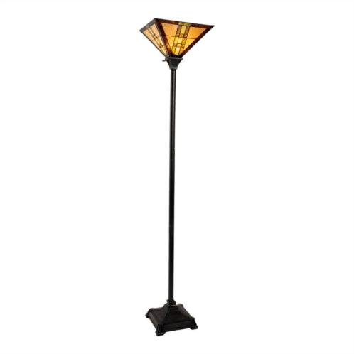 Lavish Home Tiffany Style Floor Lamp