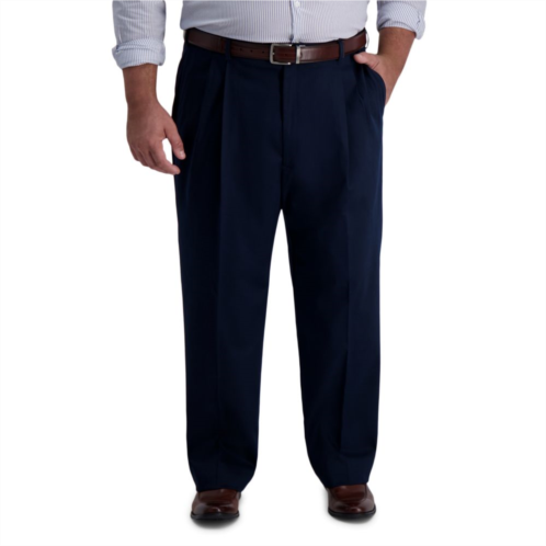 Big & Tall Haggar Iron-Free Premium Khaki Classic-Fit Pleat Pants