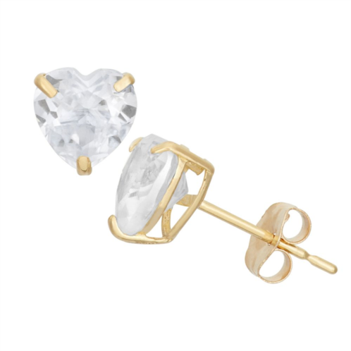 Designs by Gioelli 14k Gold Cubic Zirconia Stud Earrings