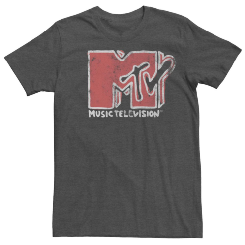 Licensed Character Mens MTV Vintage Sketch Logo Short Sleeve Tee