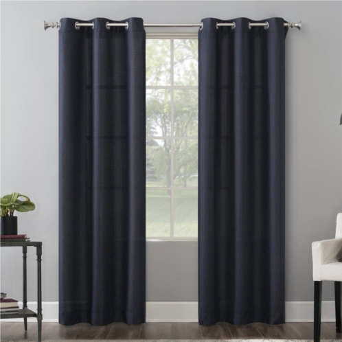 The Big One 2-pack Raiden Solid Grommet Decorative Window Curtain Set