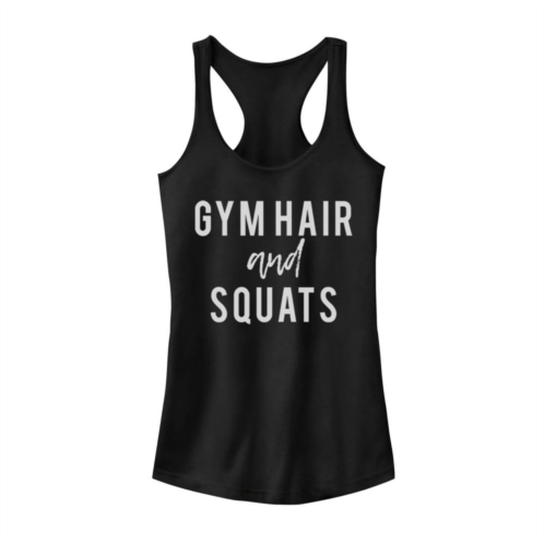 Unbranded Juniors Gym Hair & Squats Tank Top