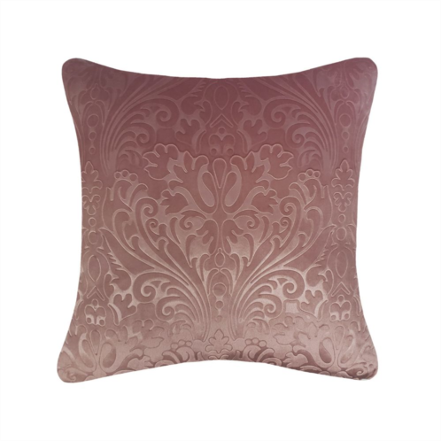 Edie at Home Edie@Home Embossed Panne Velvet Decorative Throw Pillow
